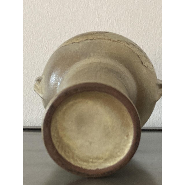 Brutalist Studio Ceramic Vase by Fritz Van Daalen For Sale - Image 11 of 12