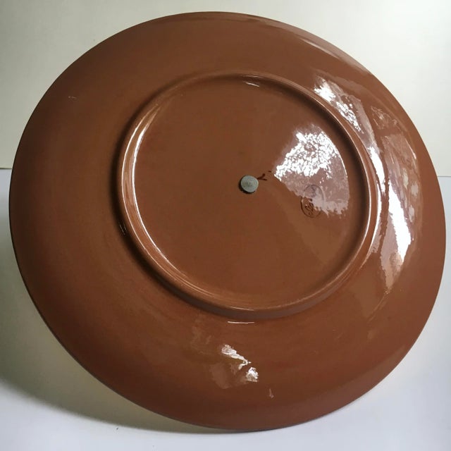 1950s Stangl Pottery "Blueberry" Handled Plate For Sale - Image 9 of 12