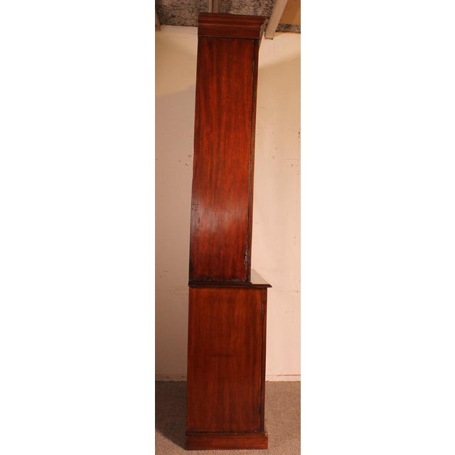 18 Century Hepplewhite Bookcase in Mahogany, 1775 For Sale - Image 6 of 16