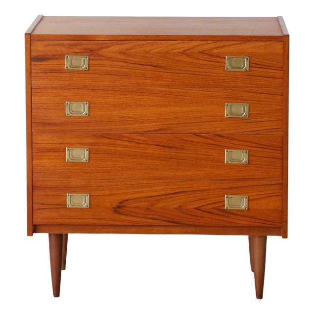 Vintage Danish Teak Chest of Drawers, 1970s For Sale