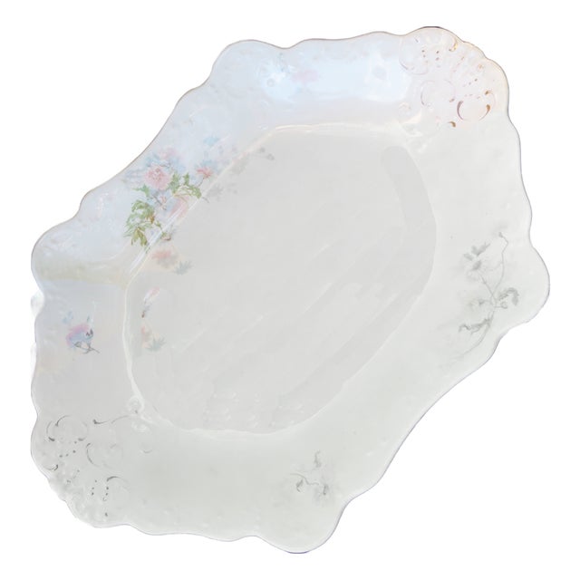 Antique English Johnson Brothers Staffordshire Platter For Sale