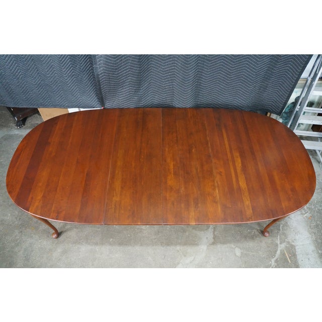 Vintage Lexington Bob Timberlake Cherry Queen Anne Farmhouse Dining Table 94" For Sale - Image 17 of 18
