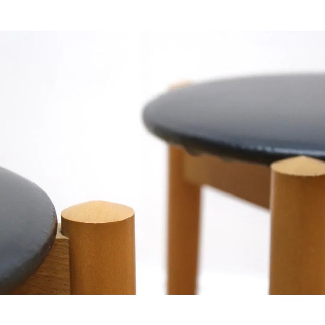 Mid-Century Modern Set of 4 Mid Century Stools by Legate Furniture of Scotland For Sale - Image 3 of 11