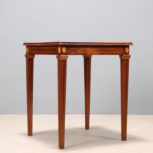 Small Antique Directoire Style Table in Violet Wood, 20th Century For Sale - Image 9 of 10