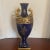 Antique Late 19th Century French Cobalt and Gold Urn For Sale - Image 4 of 13