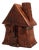 Vintage Wood House Puzzle Box For Sale