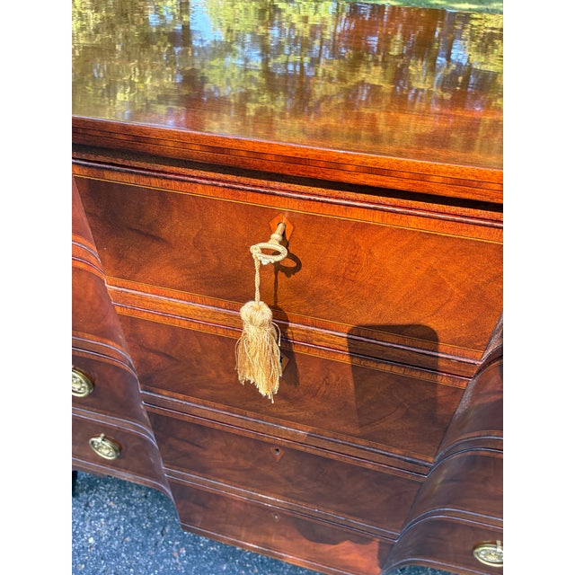 1940s Mahogany Chest Made by Beacon Hill For Sale - Image 9 of 12