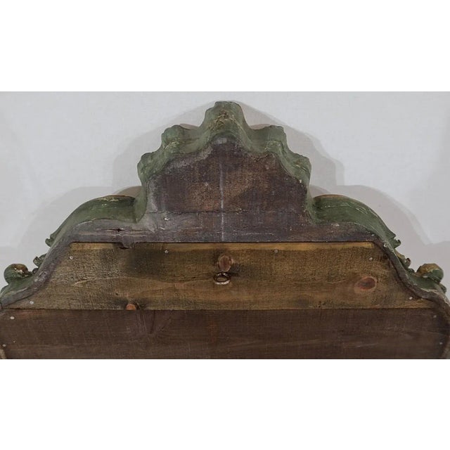 Louis XV Gold Wooden Rock Mirror, 1900s For Sale - Image 12 of 14