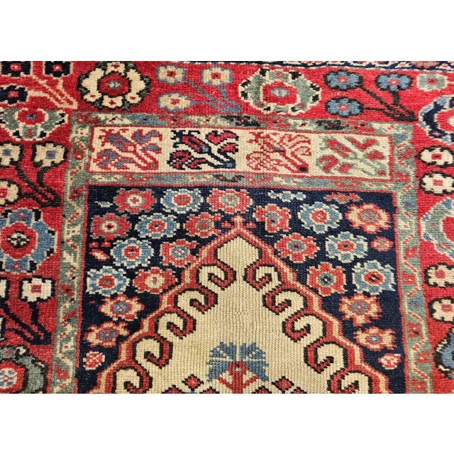 Antique Turkish Prayer Village Rug, Hand-Knotted Tree of Life Design, 3' x 5' For Sale - Image 10 of 14