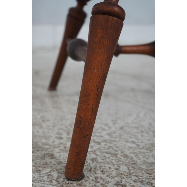 Virginia Craftsmen Mixed Wood Windsor Chair For Sale - Image 10 of 12