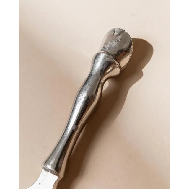 Mid-Century Silver-Plated Horse Leg Bottle Opener, Italy, 1960s For Sale - Image 9 of 11