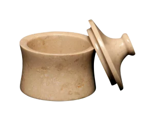 Tan Marble Canister