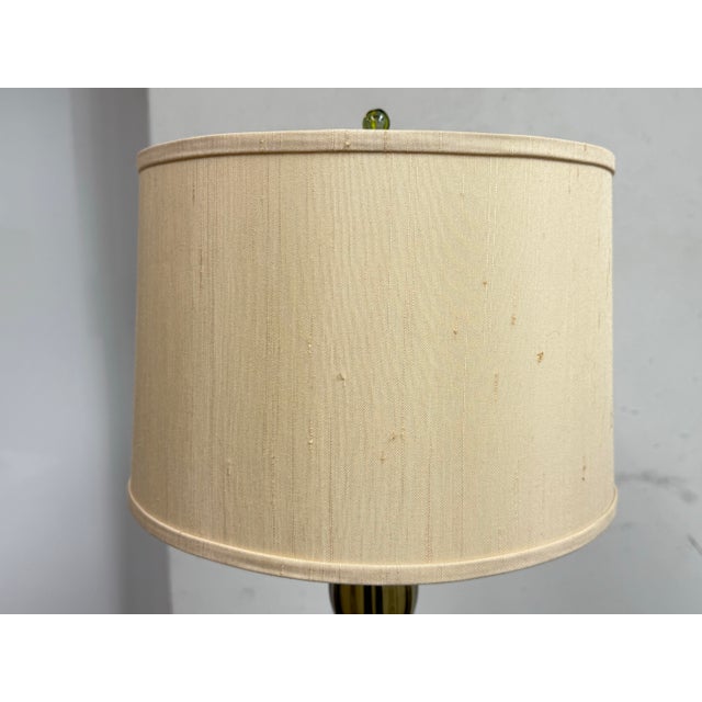 1980s Vintage Art Glass Table Lamp For Sale - Image 5 of 12