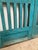 Wood Gate Triple Arched With Spires Blue For Sale - Image 7 of 13