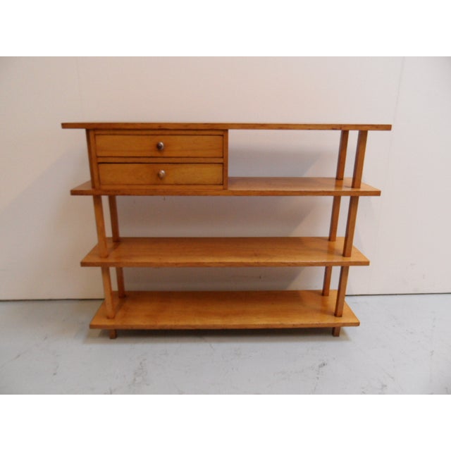 Vintage Open Bookcase in Wood, 1950s For Sale - Image 16 of 16