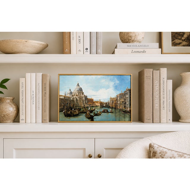 Not Yet Made - Made To Order The Entrance to the Grand Canal, Venice by Canaletto, Vintage Art Print, 12" X 8" For Sale - Image 5 of 7