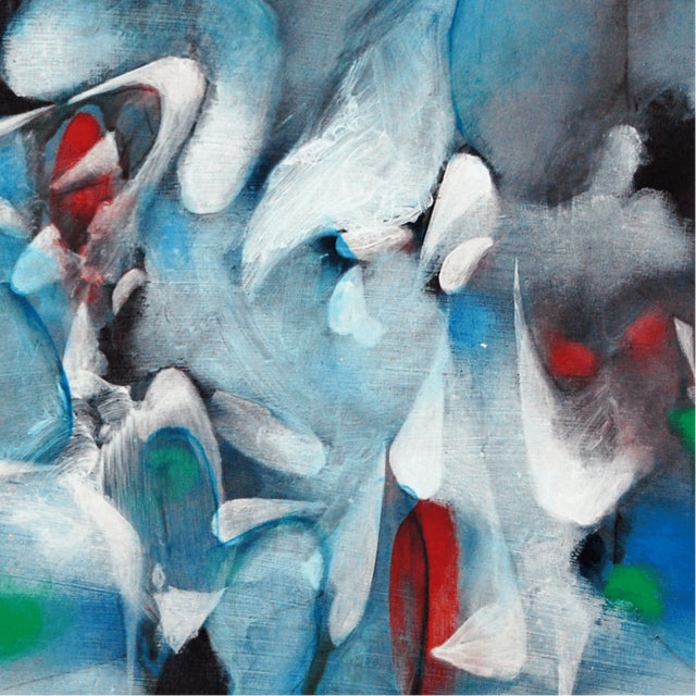 This is a one of a kind surrealist oil painting by Southern California artist Daniel Ketelhut, titled "Blue Breeze...