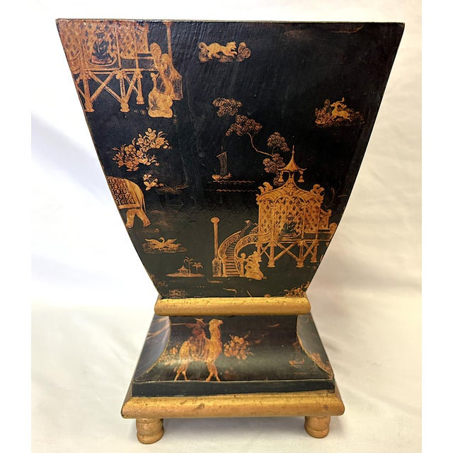 Late 20th Century Vintage Chinoiserie Cache Pot For Sale - Image 5 of 11