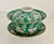 Vintage Chinese 4 piece tea cup “Gaiwan” set. Enamel‑decorated tea set featuring a lidded tea-cup, saucer and small plate....