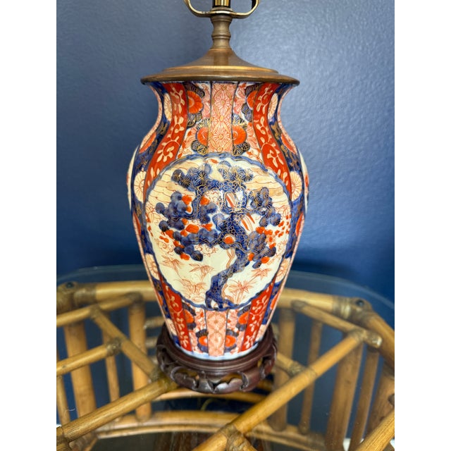 Japanese Imari Lamp, Early 20th Century For Sale - Image 10 of 10