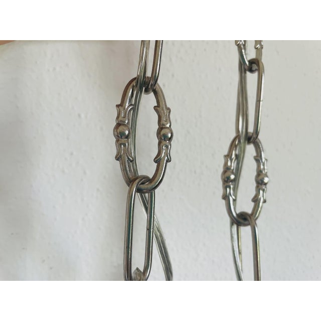 Large Mid-Century Modern Frosted Bubble Glass Hanging Light, 1960s For Sale - Image 11 of 12