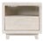 Naia White Wash Modern Coastal One-Drawer Nightstand For Sale