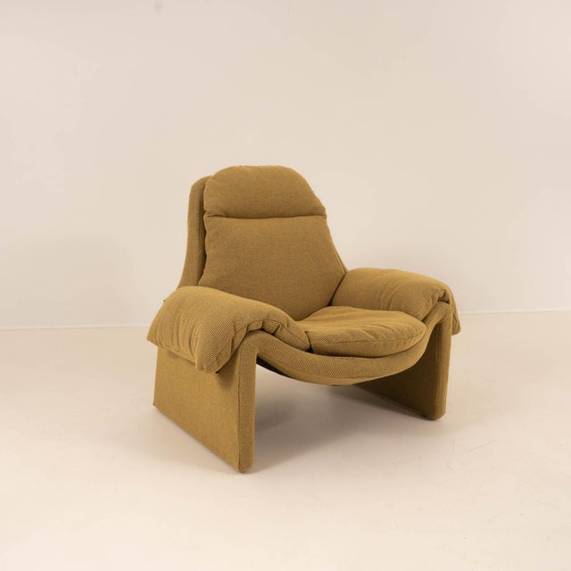 Set of P60 Lounge Chair and Ottoman by Vittorio Introini for Saporiti Italia, 1970s For Sale - Image 3 of 9