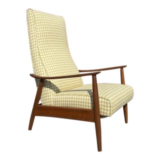 Restored Mid Century Milo Baughman for James Inc Recliner For Sale