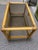 Bamboo Coffee Table with Smoked Glass Top, 1960s For Sale - Image 4 of 5