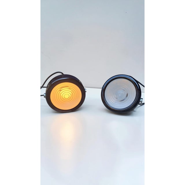 1960s Sciuko Lamps by Achille and Pier Giacomo Castiglioni for Flos, Italy, 1960s, Set of 2 For Sale - Image 5 of 9