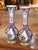 Pair of 19th Century French Hb Quimper Hand Painted Faience Tall Neck Vases For Sale - Image 11 of 16