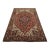 Heriz Rug 7’8” X 10’6” Red Wool Vintage Tribal Hand-Knotted Oriental Carpet For Sale