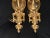 Metal 20thC French Louis XVI Gilt Bronze Deer Wall Lamps / Sconces - Pair For Sale - Image 7 of 17