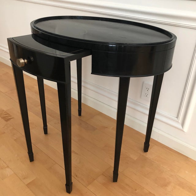 Transitional Barbara Barry for Baker Furniture Oval End ...