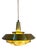 Danish Gold Slatted Lamp For Sale