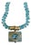 Apatite Pendant Necklace With 14k Gold For Sale