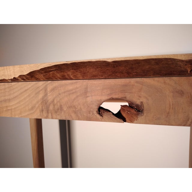 2010s Folk Art Cricker Side Table For Sale - Image 5 of 13