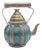 Art Deco Ceramic Jug with Brass Fittings, 1920s For Sale