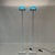 Unique set of Italian floor lamps model “Alba” (sunrise) designed by Renato Toso and Roberto Pamio for Leucos in 1980. The...