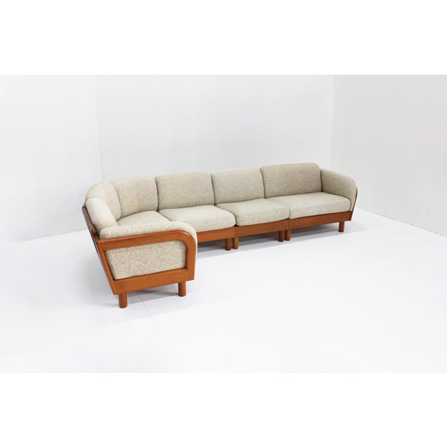 Mid-Century Danish Corner Sofa in Teak by Olsen Laursen, 1960s, Set of 5 For Sale - Image 14 of 15