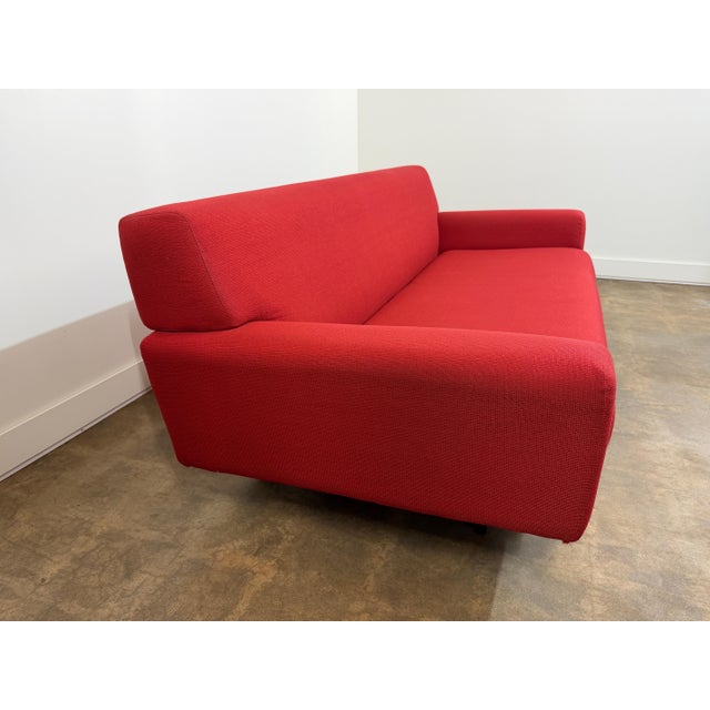 Red Knoll Sofa by Cini Boeri For Sale - Image 8 of 14
