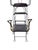 Antique Shoeshine Barbers Chair Twisted Wrought Iron Ice Cream Parlor Armchair For Sale - Image 15 of 18