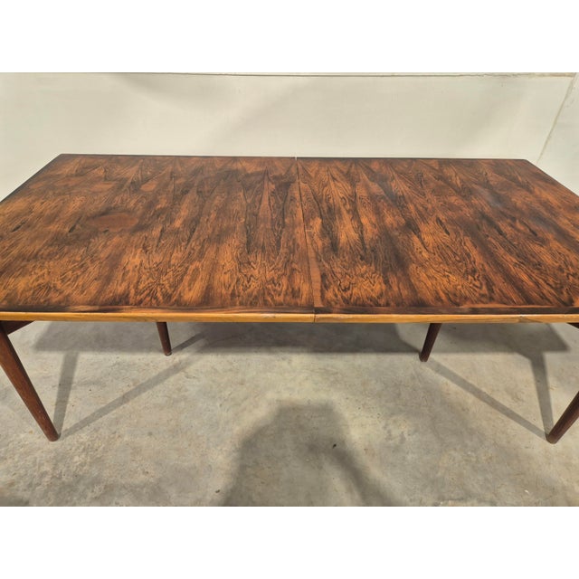 Brown Rosewood Model 201 Conference Table by Arne Vodder for Sibast, 1960s For Sale - Image 8 of 11