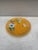 Yellow Majolica Wheat & Butterfly Plate Villeroy Boch.