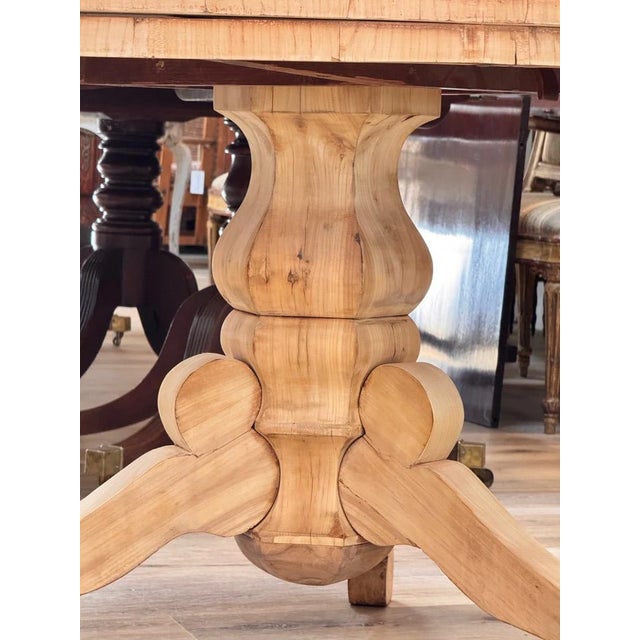 Biedermeier Fruitwood Tilt Top Round Breakfast Table, 19th C For Sale - Image 9 of 12