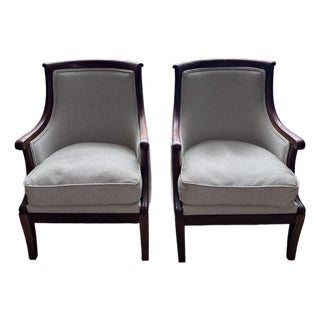 Pair of Mid 18th Century French Bergeres For Sale