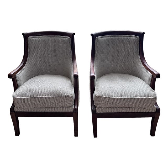 Pair of Mid 18th Century French Bergeres For Sale