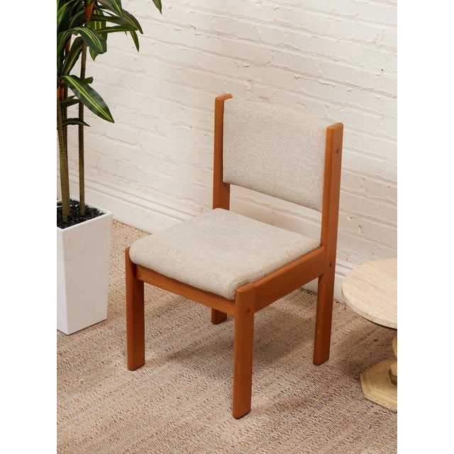 Wood Mid 20th Century Set of Six Danish Modern Teak Chairs For Sale - Image 7 of 12