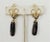 Modern Vintage 1960s Signed Napier Faux-Agate Drop Clip Earrings - 2 Pieces For Sale - Image 3 of 9