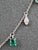 Early 21st Century 1.00 Ct Natural Emerald & Diamond Necklace For Sale - Image 5 of 9